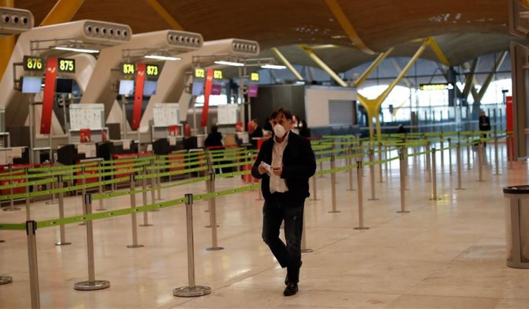 aeropuertos vacios y vuelos cancelados en españa blog noticias de turismo B2Bviajes