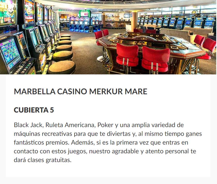 Casino Barco Sovereign Pullmantur