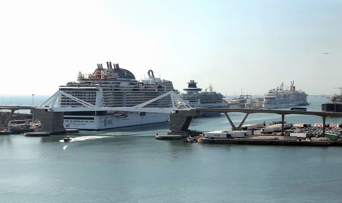 como llegar a la terminal de cruceros del puerto de Barcelona Muelle Adosado