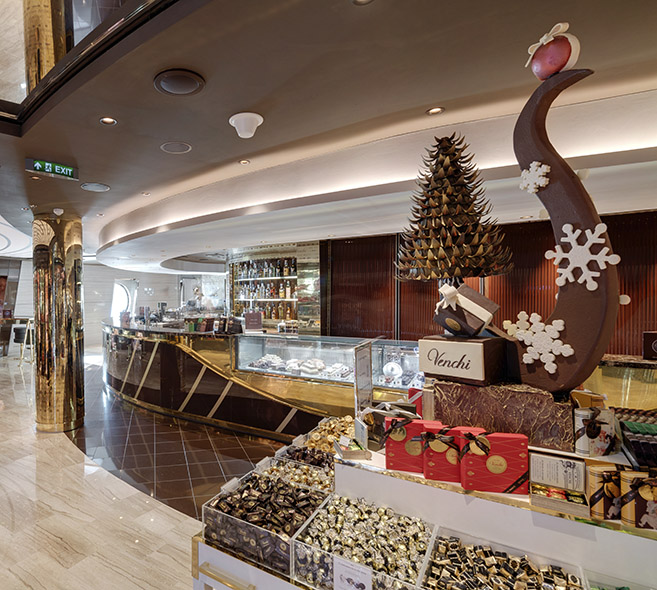 Crucero MSC Seaside Bar Venchi Chocolateria