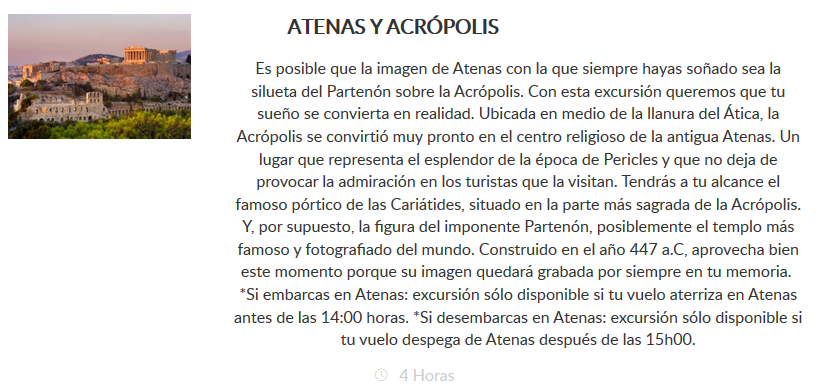 Excursión Atenas y Acrópolis