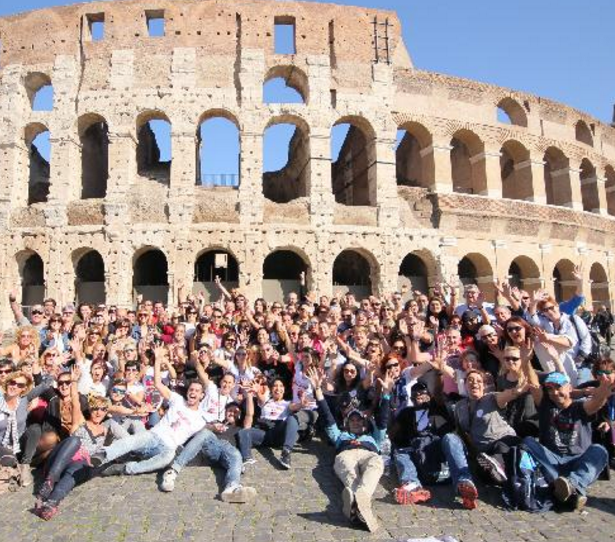 Grupo Crucero Salsero Mediterraneo en Roma