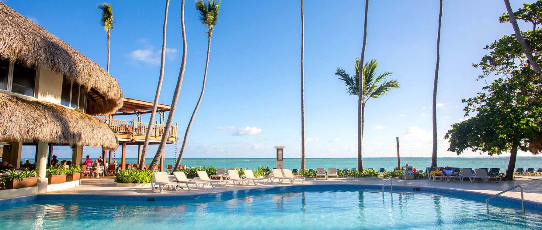 Piscina y playa Hotel Impressive Punta Cana