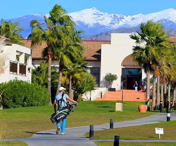 Hotel con campo de golf