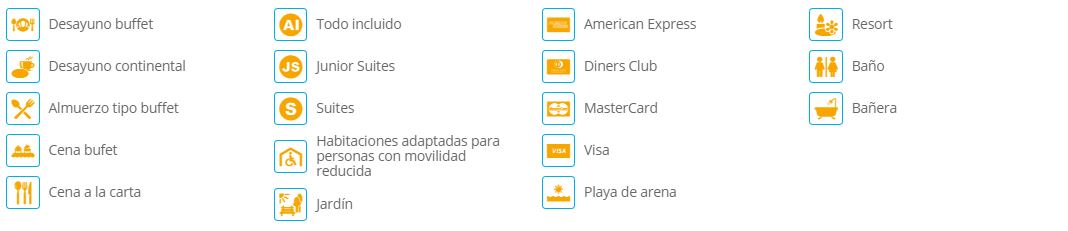 Servicios incluidos en el Hotel Riu Palace Riviera Maya