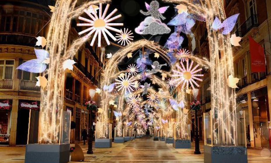 Malaga Encendido de Luces Navidad b2b Viajes