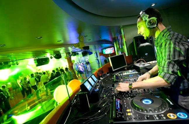 Fiestas en discoteca del barco MSC MAGNIFICA