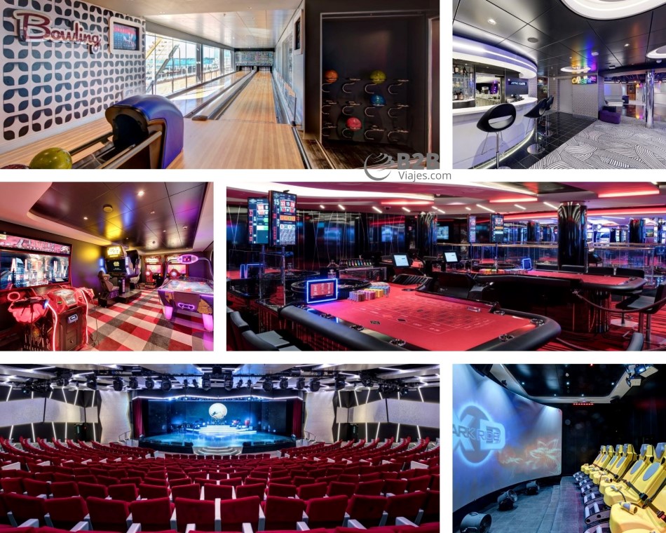 Servicios e instalaciones del MSC Meraviglia