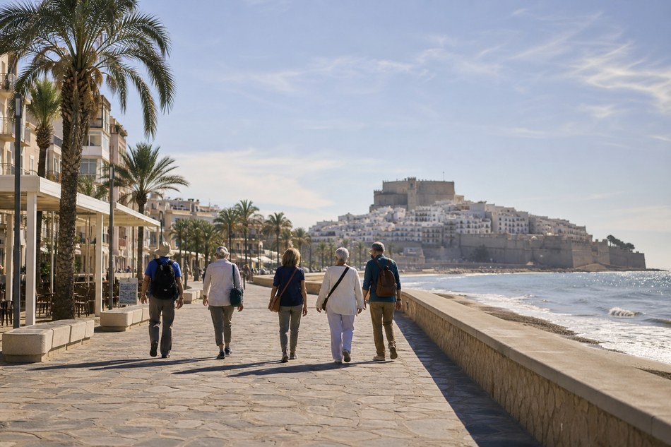 Paseo marítimo y despedida en Peñíscola