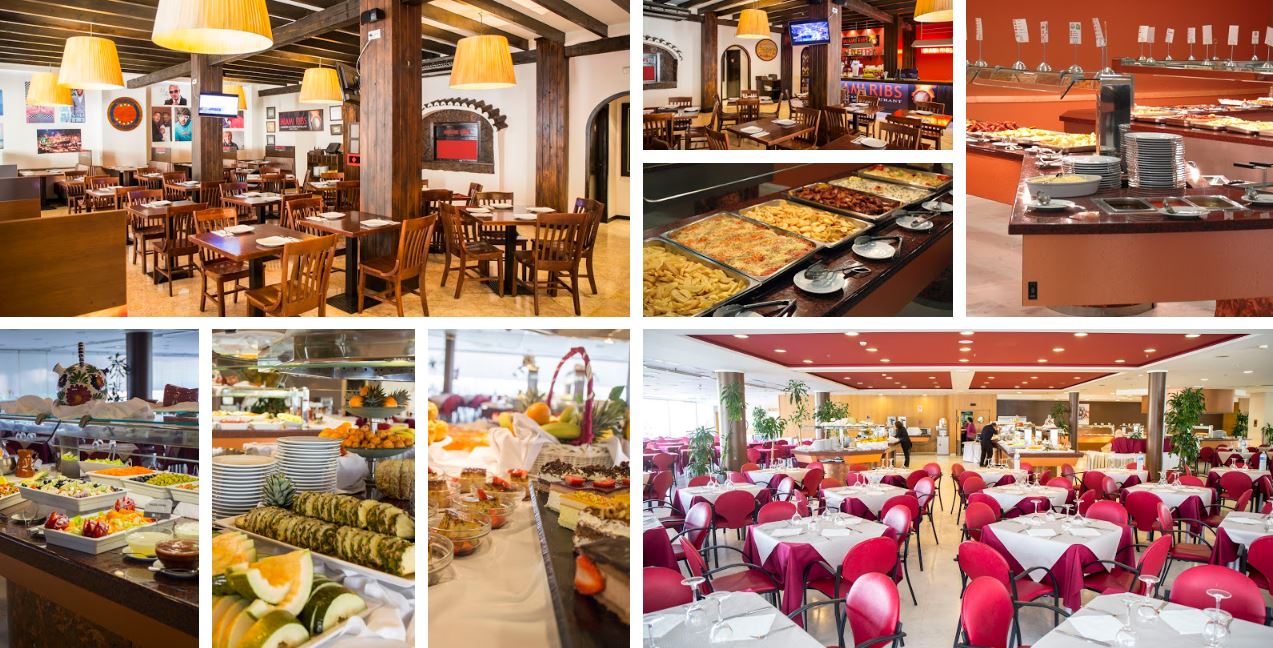 Restaurantes Hotel  Gandia Palace B2B viajes