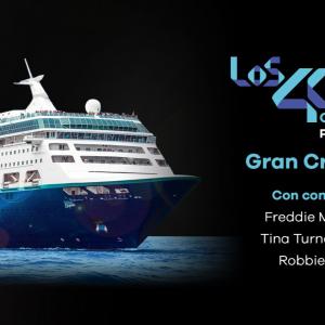 Crucero Los 40 Classic con bandas tributo con grupo single